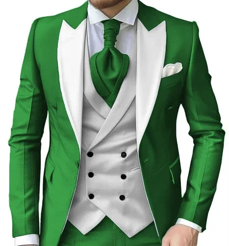 Costume homme 3 pièces polyester-viscose – CLEVI Paris