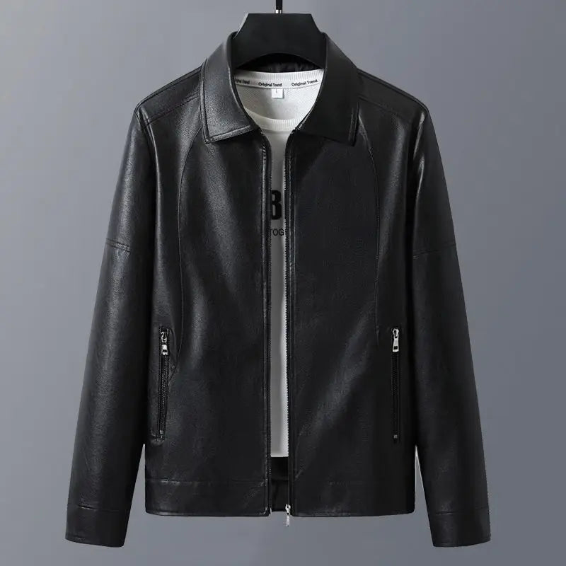 Veste homme zippée à col rabattu – CLEVI Paris