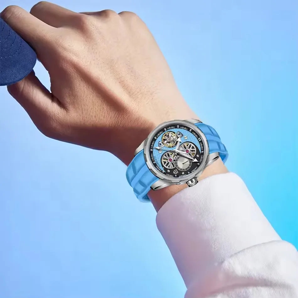 Montre Homme Automatique Squelette Tourbillon Business Pagani Design PD-YS022 – CLEVI Paris