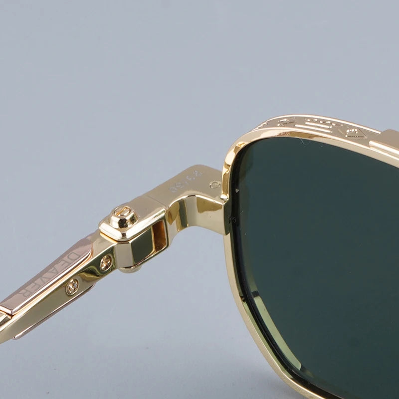 Lunettes de Soleil Carrées Façon Main Deaver UV400 Unisexe – CLEVI Paris