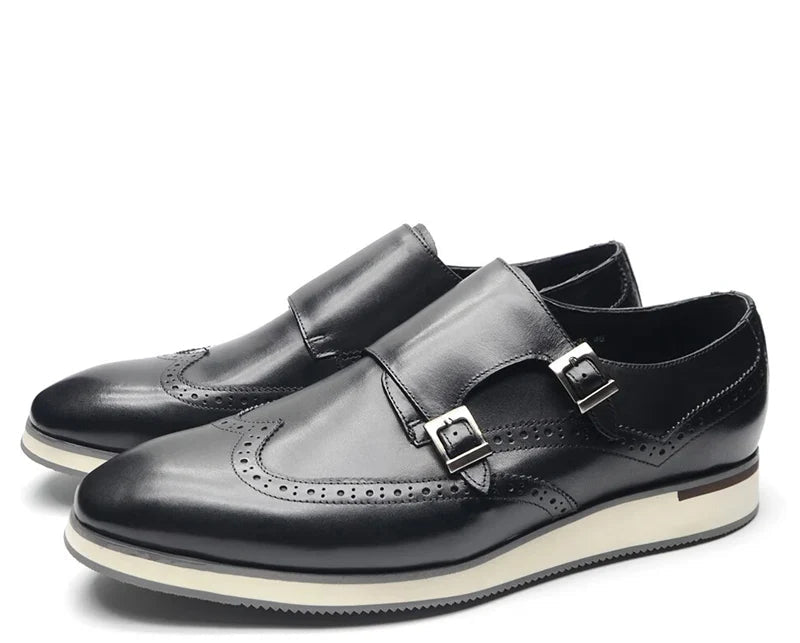 Chaussures Cuir Véritable Moine Homme – CLEVI Paris
