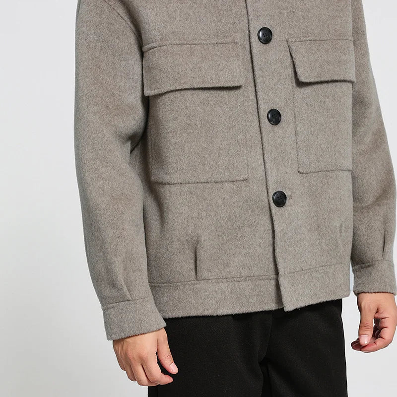 Veste homme en cachemire à poches – CLEVI Paris