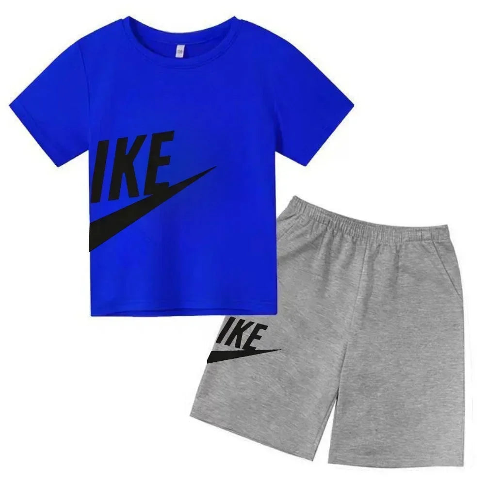 Ensemble enfant T-shirt et short en coton – CLEVI Paris