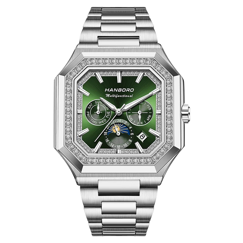 Montre automatique carrée HANBORO – CLEVI Paris