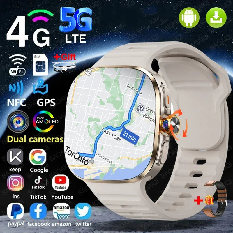 Montre Connectée 4G Android GPS – CLEVI Paris