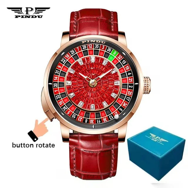 Montre Automatique PINDU NH35 Cadran Roulette Saphir – CLEVI Paris