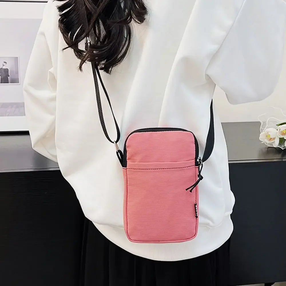 Mini Sac Toile Unisexe Croisé Téléphone 20x13cm Résistant Eau – CLEVI Paris