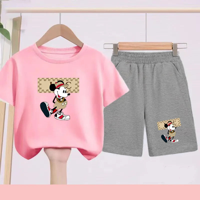 Ensemble enfant décontracté haut et short – CLEVI Paris