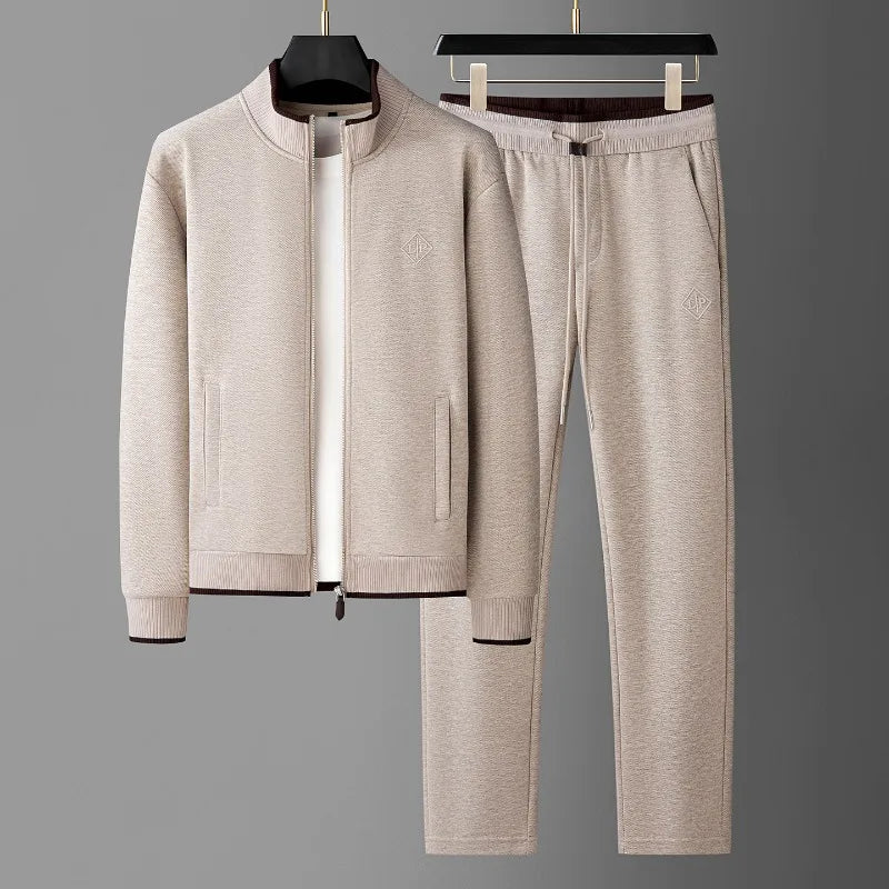 Ensemble homme Minglu zippé en maille – CLEVI Paris