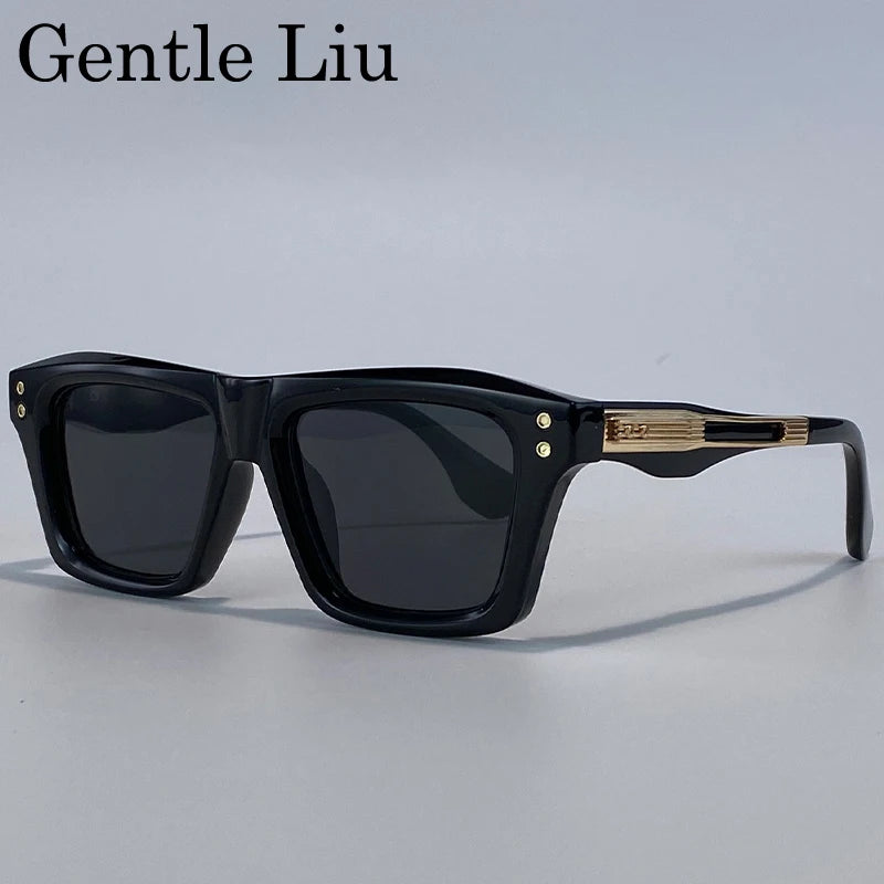Lunettes de soleil homme carrées rétro – CLEVI Paris