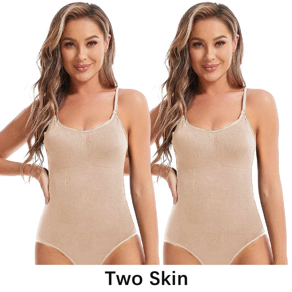 Gaine Gainante Femme Bodysuit Sculptant Sans Couture Rehausse Fesses Entrejambe Ouvert Haute Élasticité Contrôle Moyen S-4XL – CLEVI Paris