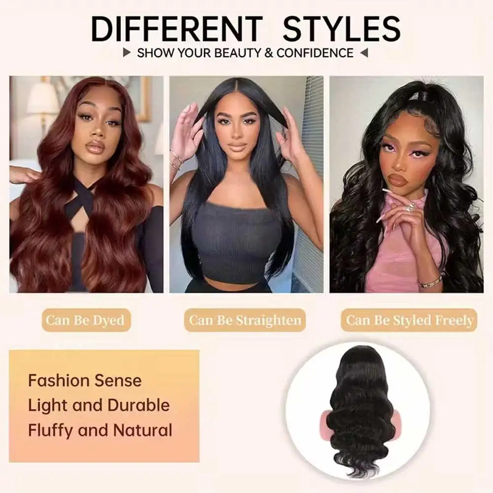 Perruque Body Wave Cheveux Humains Remy Hair Dentelle HD 13x4 13x6 5x5 250% – CLEVI Paris