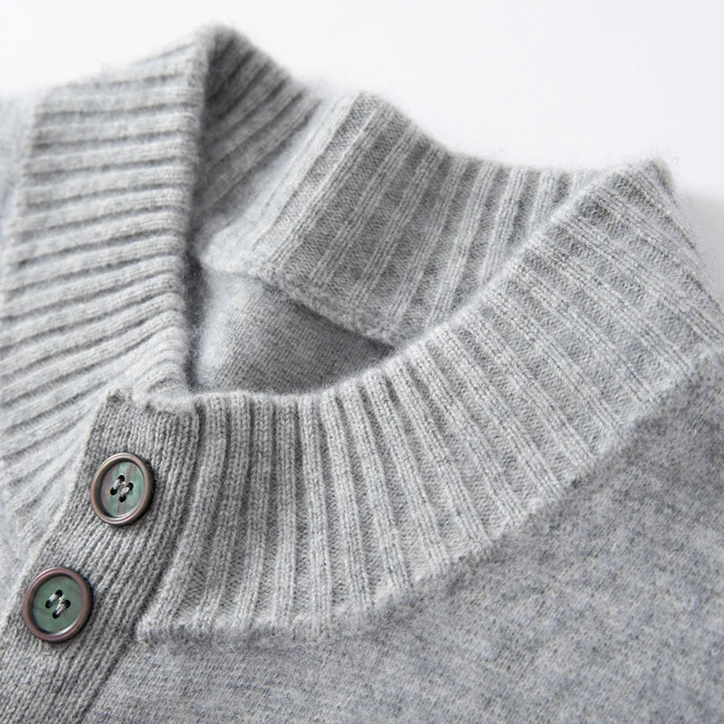 Ensemble homme cachemire cardigan boutonné – CLEVI Paris