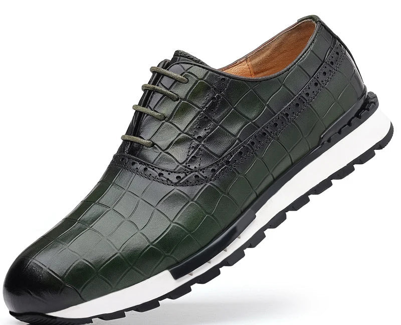 Sneakers Oxford Cuir Suède Homme – CLEVI Paris
