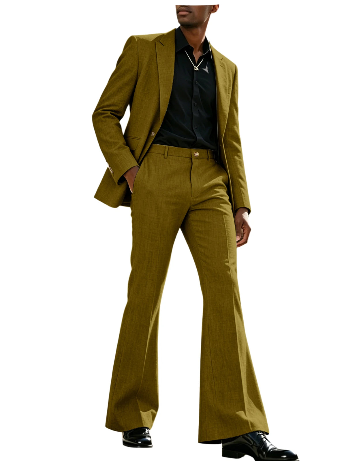 Costume Homme Lin Évasé 2 Pièces – CLEVI Paris