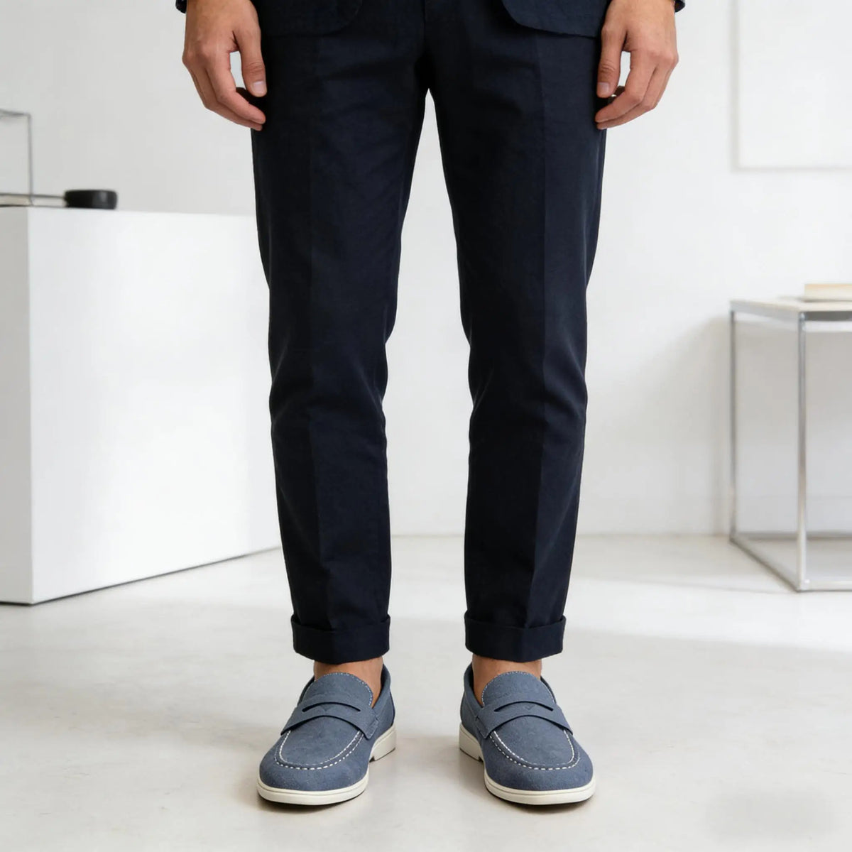 Mocassins homme à enfiler, style décontracté – CLEVI Paris