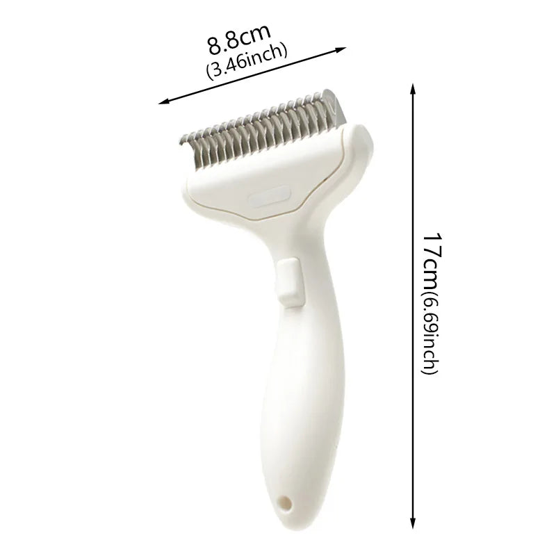 Brosse démêlante chien et chat anti-poils morts – CLEVI Paris