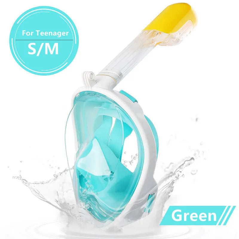 Masque de Plongée Intégral Anti-buée XIAOTREE – Snorkeling Adultes & Enfants – CLEVI Paris