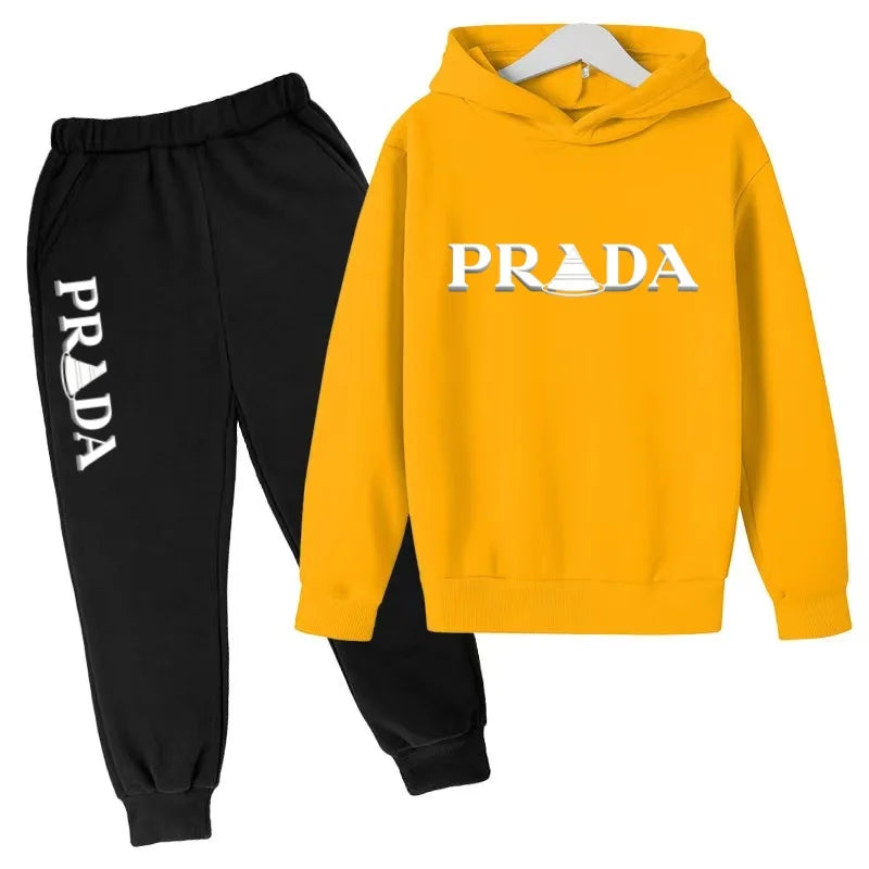 Survêtement enfant à capuche imprimé – CLEVI Paris