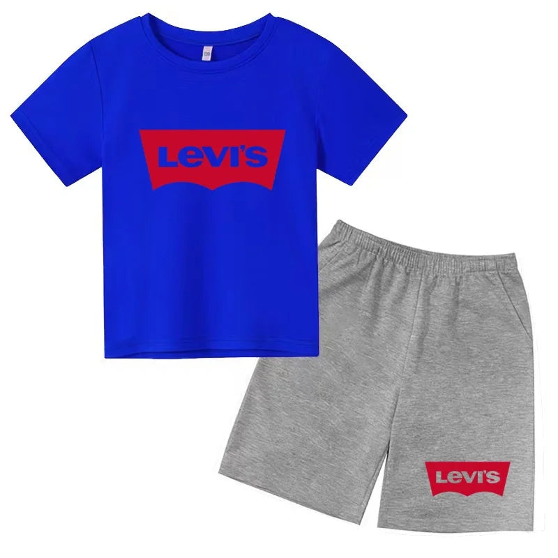 Ensemble enfant t-shirt et short imprimé – CLEVI Paris
