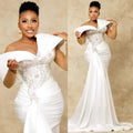 Robe de mariée sirène plissée – CLEVI Paris