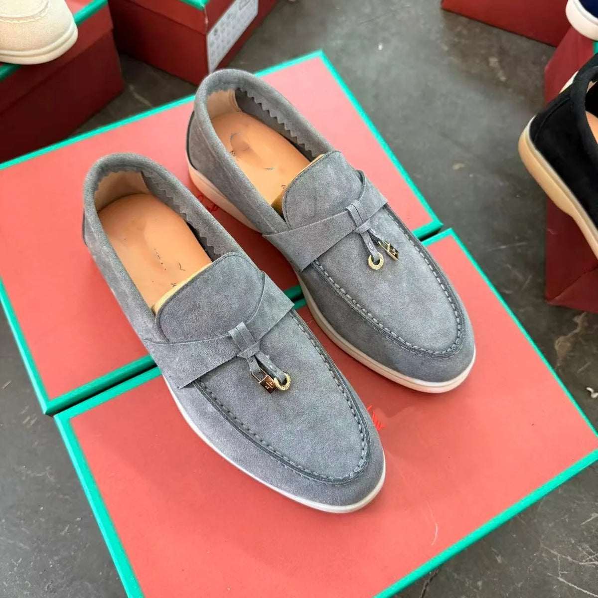 Mocassins unisexes en microfibre – CLEVI Paris
