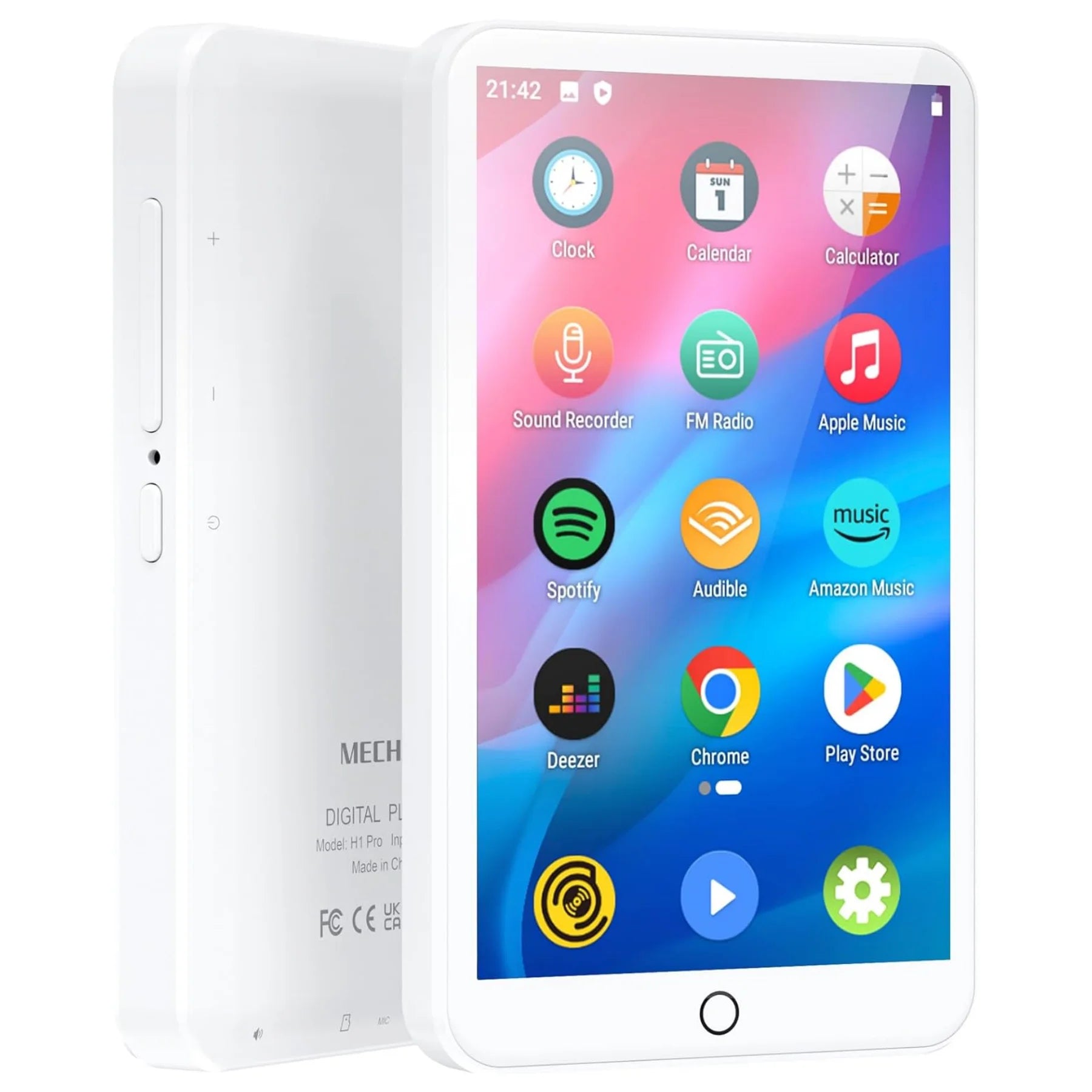 Lecteur MP3 MP4 Android 9.0 WiFi & Bluetooth – Écran 4", Spotify, 16 Go | MECHEN H1 Pro