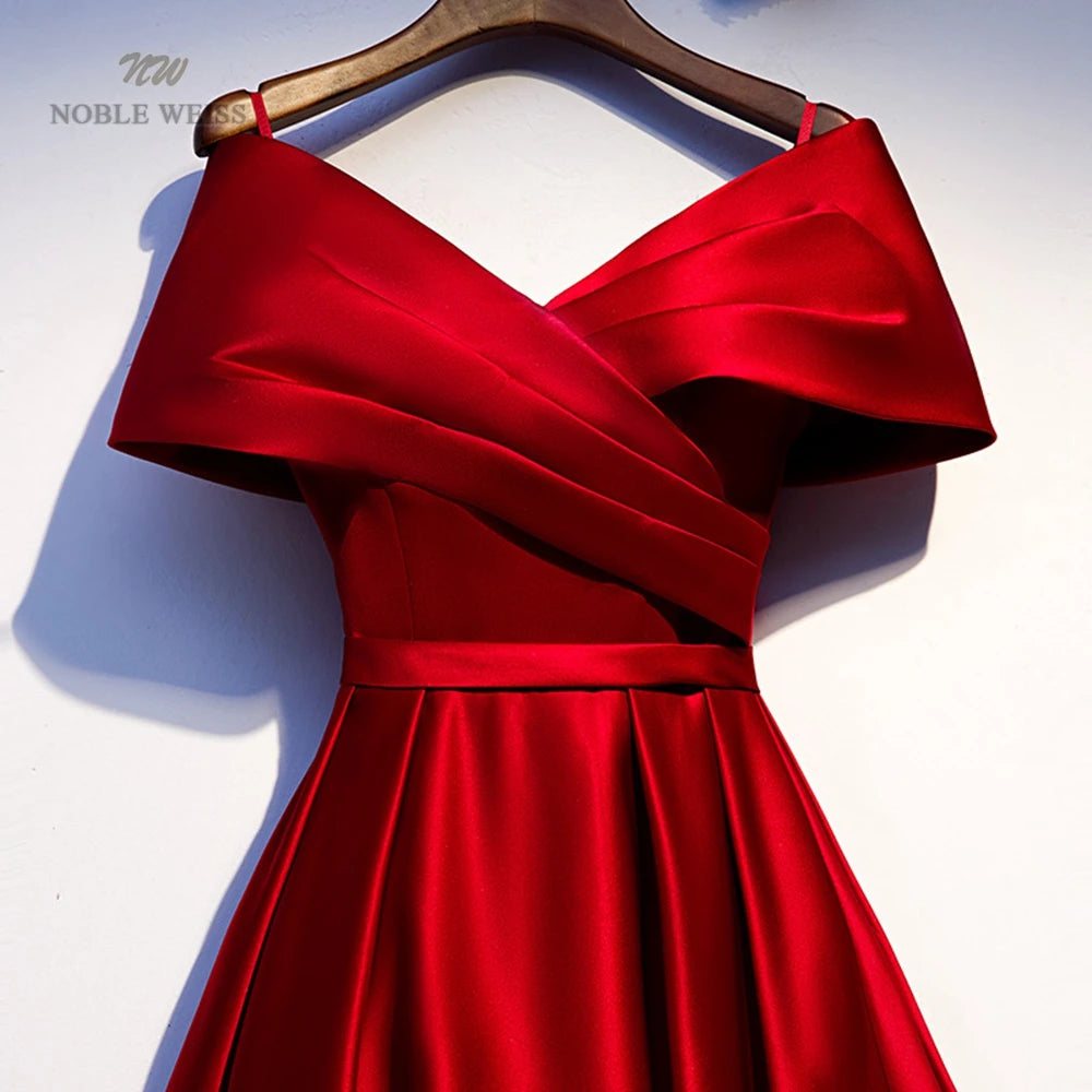 Robe de soirée trapèze col V – CLEVI Paris