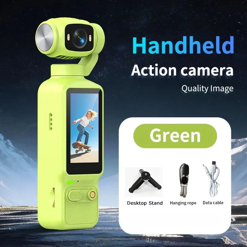 Caméra d'Action 4K ONEVAN – Grand Angle 180° Rotation 90°/180° Capteur Sony 19MP WiFi Bluetooth Télécommande Vlog – CLEVI Paris