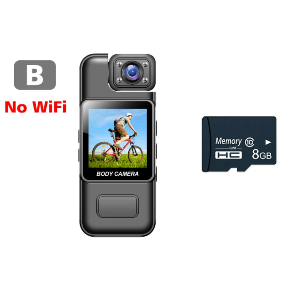 Caméra Miniature 4K Wi-Fi Vision Nocturne Détection Mouvement Body Cam ZC-M11 – CLEVI Paris