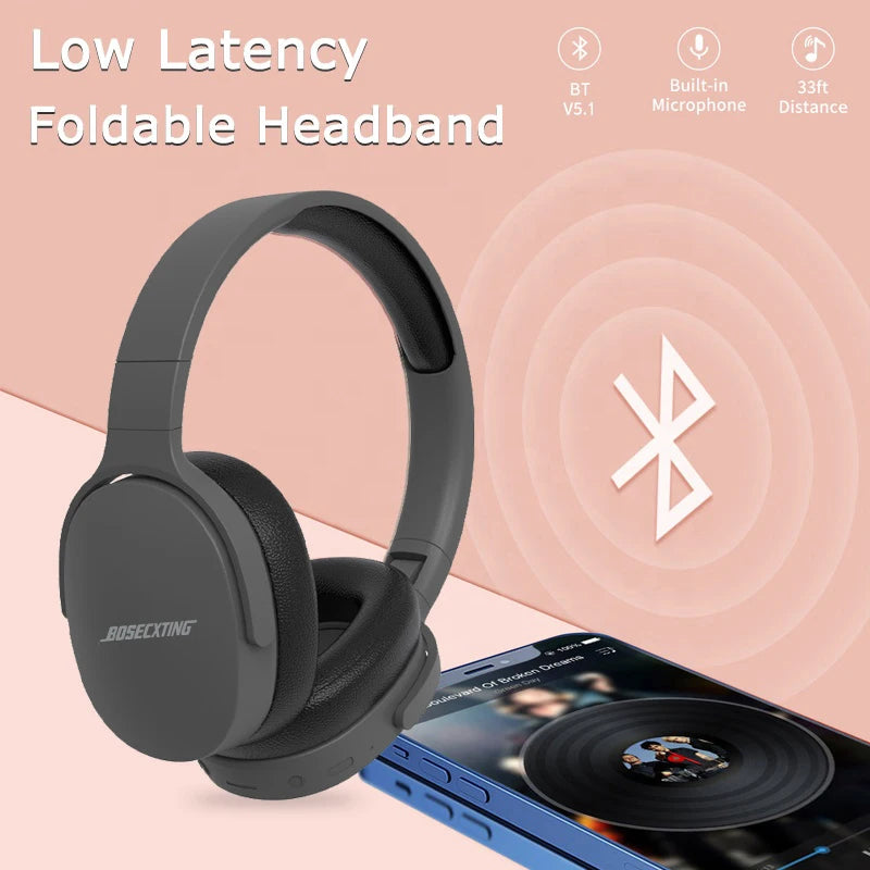Écouteurs Bluetooth BOSECXTING P2961 HiFi ANC Gaming – CLEVI Paris