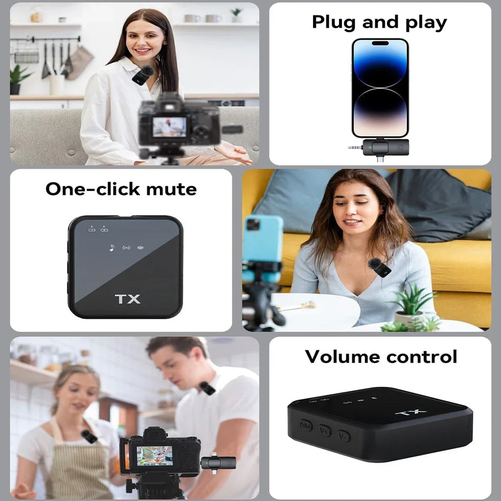 Micro cravate sans fil PJPK 3-en-1 – CLEVI Paris