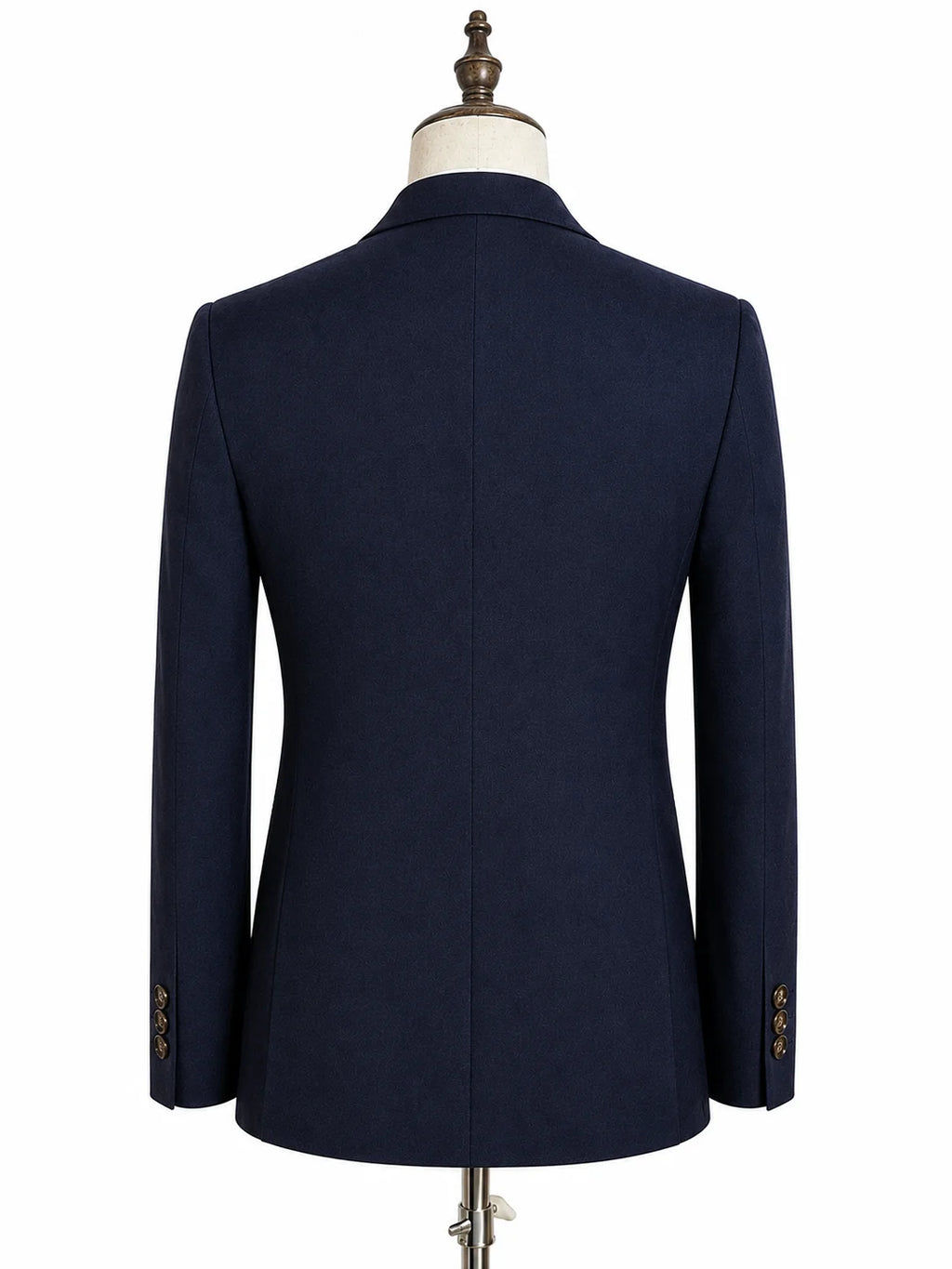 Costume Homme 2 Pièces Luxe Bleu Marine Double Boutonnage Slim Fit Mariage Bureau 4 Saisons XS-4XL – CLEVI Paris