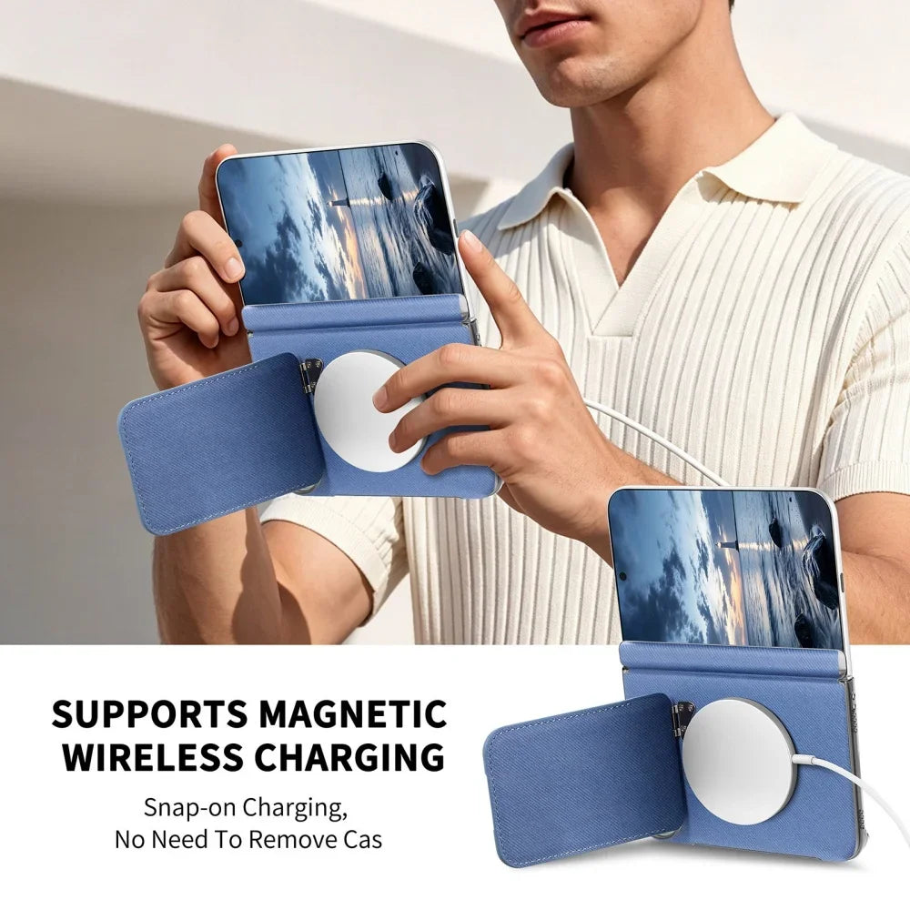 Porte-cartes iPhone Duo magnétique avec support – CLEVI Paris