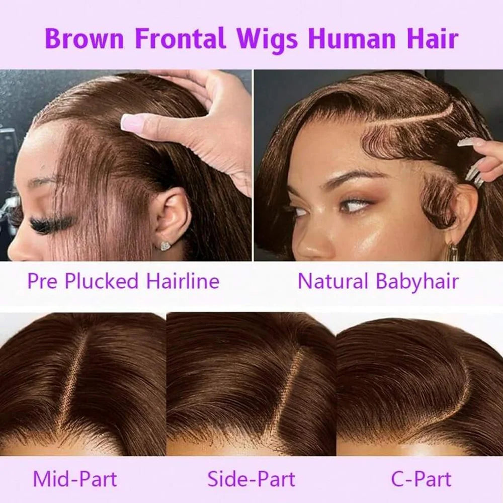 Perruque Body Wave HD Lace 13x4 13x6 Cheveux Humains – CLEVI Paris