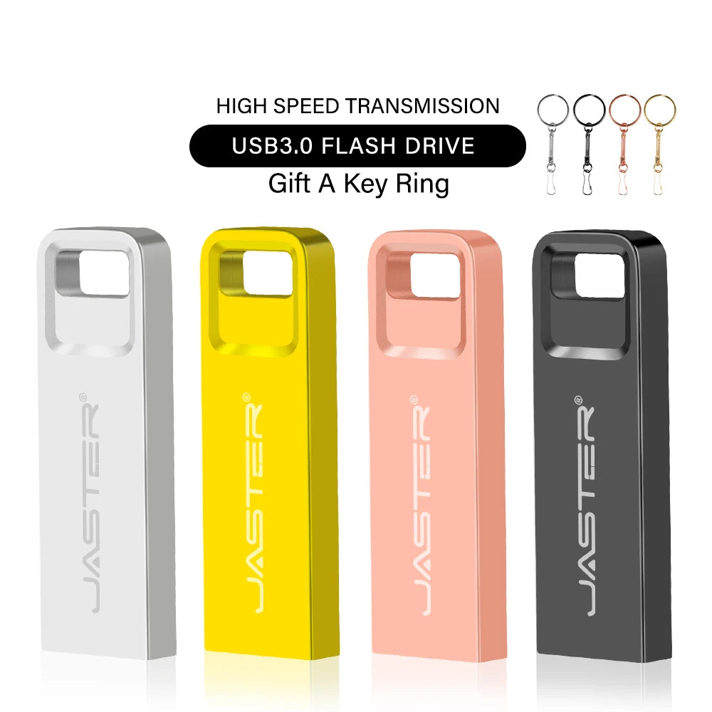 Clé USB 3.0 Mini Métal jusqu'à 128 Go 4 Coloris – CLEVI Paris