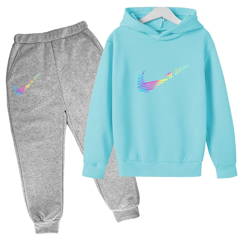 Ensemble enfant sweat à capuche et pantalon – CLEVI Paris