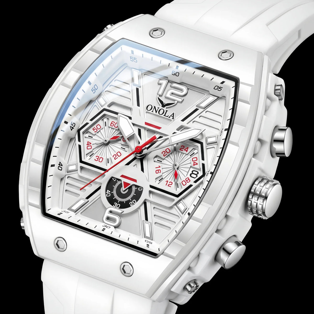 Montre Sport Quartz ONOLA Homme Silicone Marine – CLEVI Paris