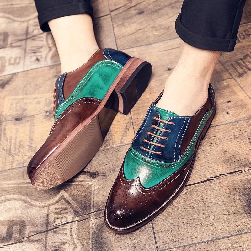 Derbies Homme Cuir Brogue Mariage & Bureau – CLEVI Paris
