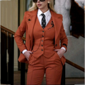 Tailleur pantalon femme à col châle – CLEVI Paris