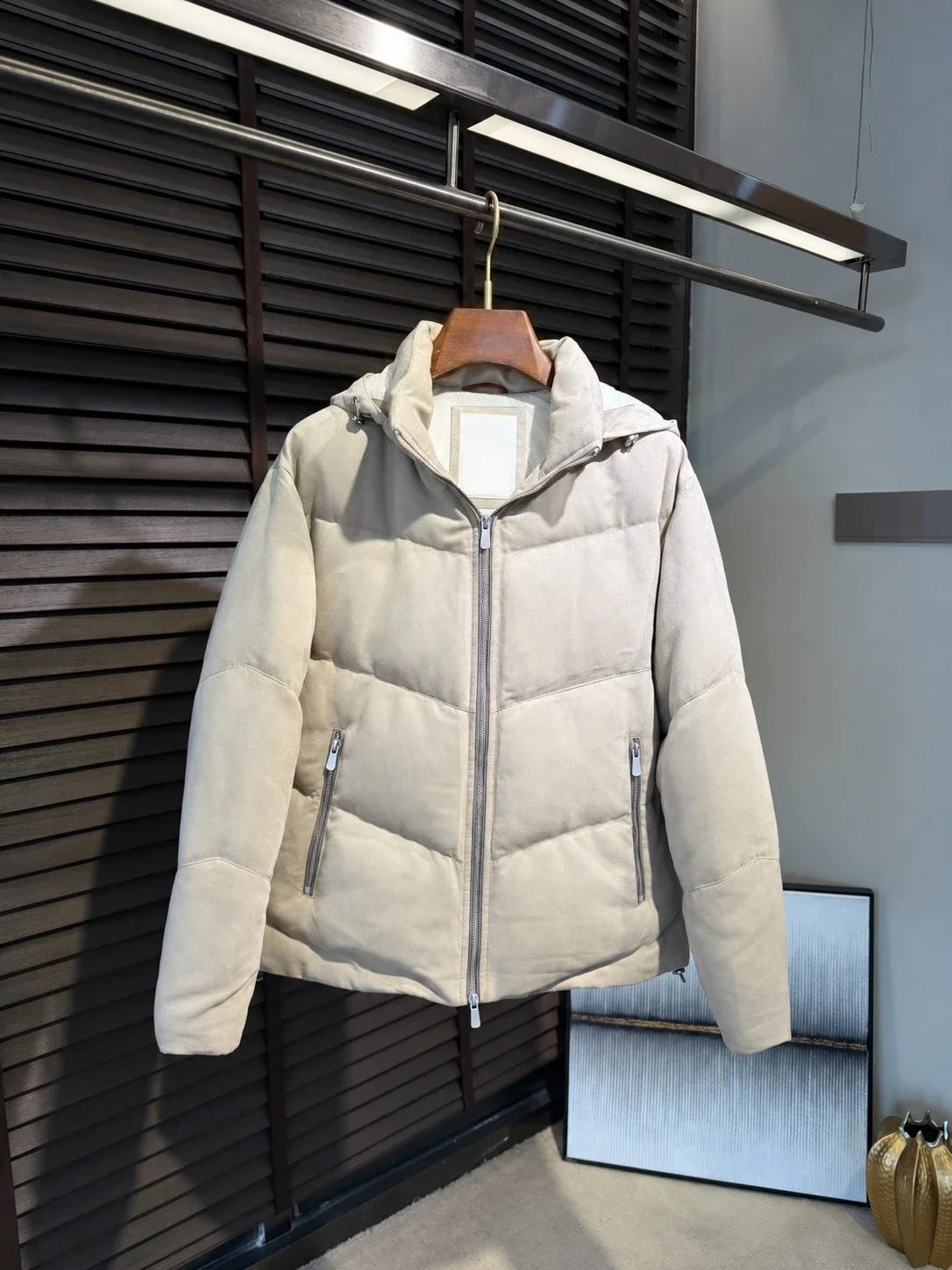 Veste homme à capuche zippée – CLEVI Paris