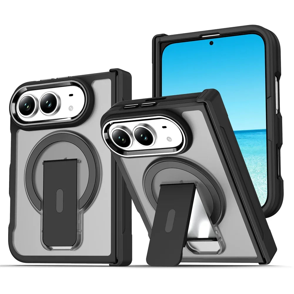 Coque iPhone Duo magnétique avec support – CLEVI Paris