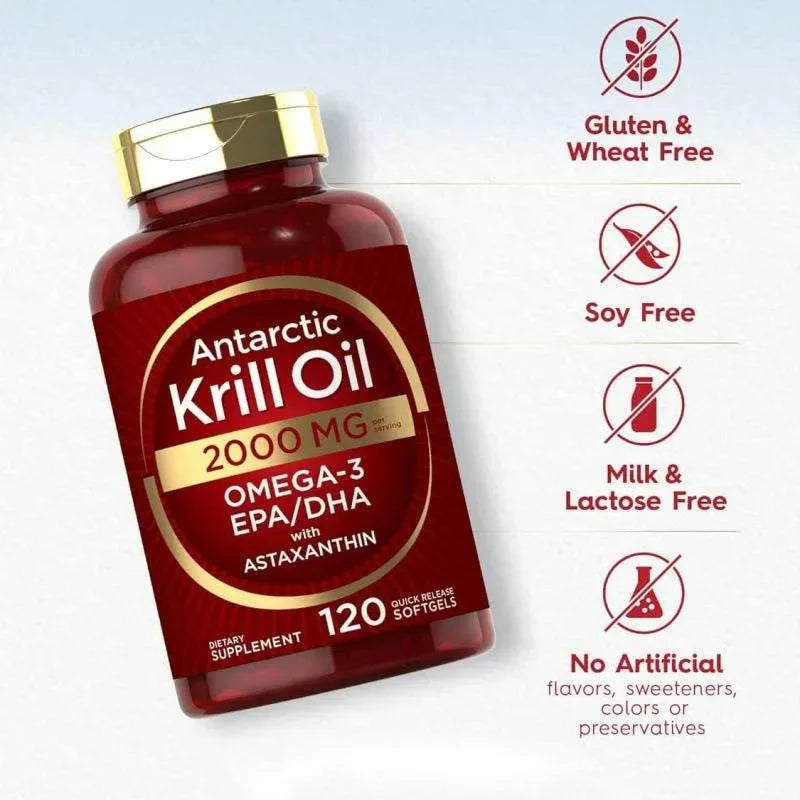 Huile de krill, 60 capsules molles – CLEVI Paris