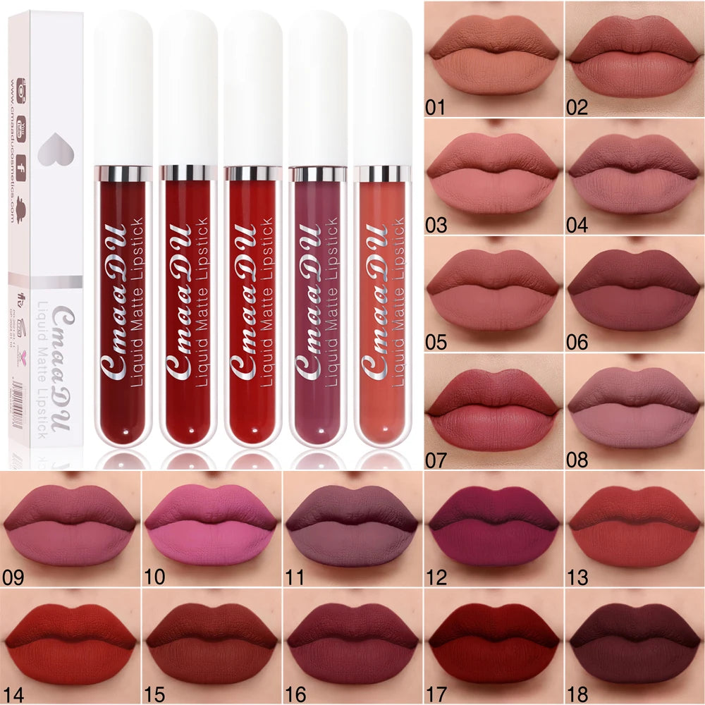 Gloss Liquide Mat Longue Tenue Waterproof Lèvres – CLEVI Paris
