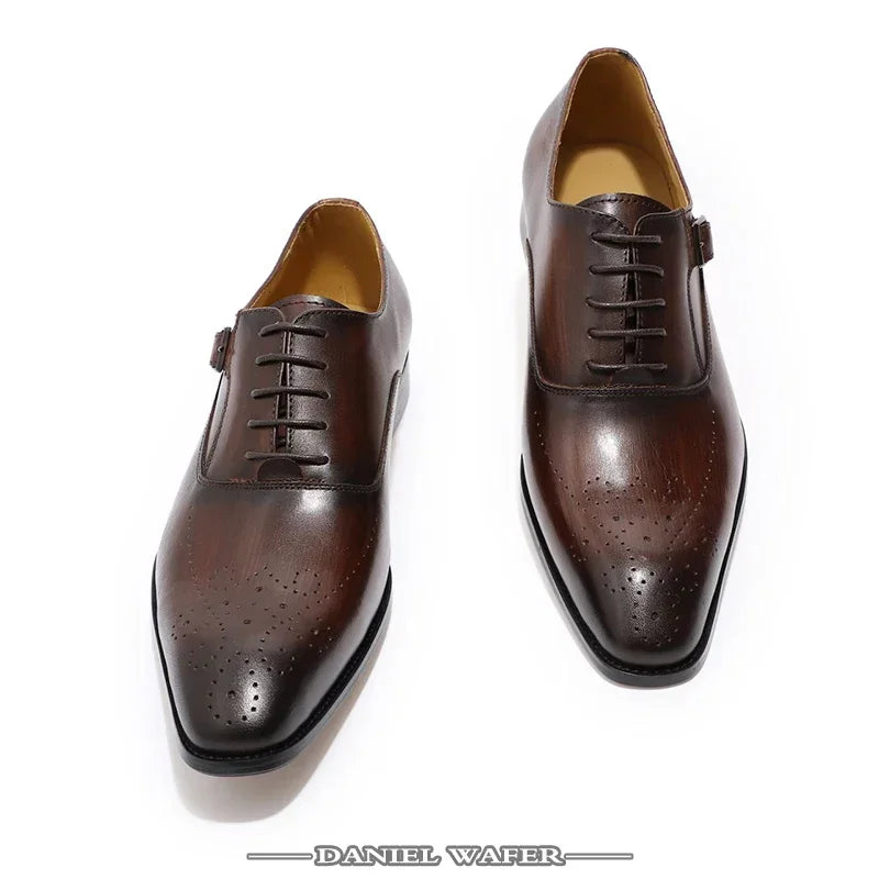 Chaussures Oxford en cuir à lacets – CLEVI Paris