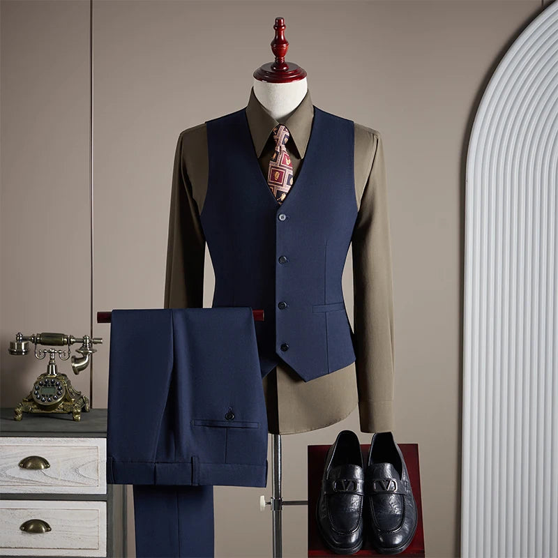Costume homme 3 pièces, coupe ajustée – CLEVI Paris