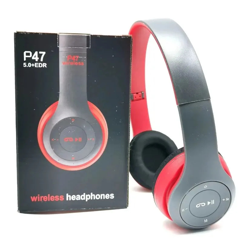 Casque Bluetooth P47 Sport Gaming Pliable Micro 6h – CLEVI Paris