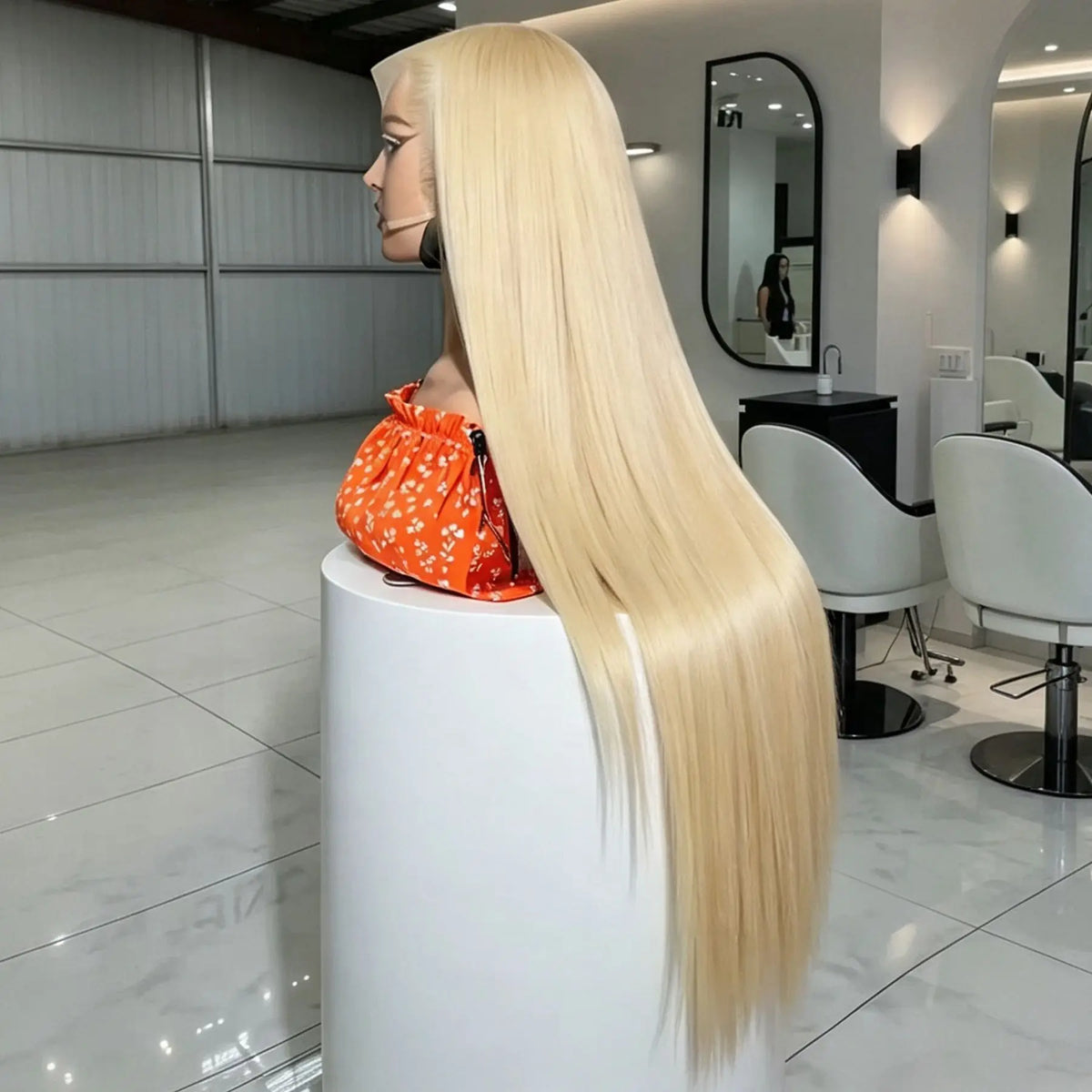 Perruque Synthétique Lisse 613 Blonde Lace Part Femme – CLEVI Paris