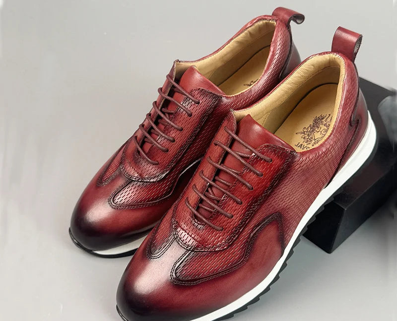 Sneakers homme en cuir à enfiler X23 – CLEVI Paris