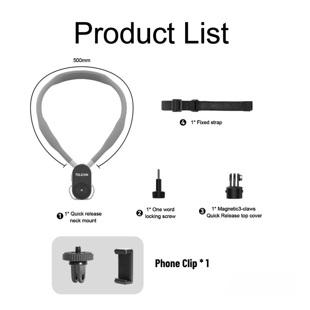 Support de cou caméra et smartphone – CLEVI Paris